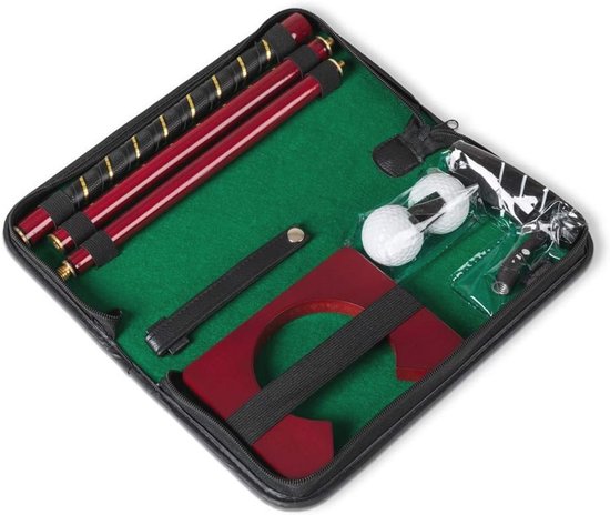 Draagbare Kantoor Golfset voor Indoor Putting met Transportcups en Ballen van Merkloos
