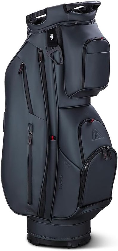 Dri Lite Prime Golftas - Waterproof Cartbag - Golfen - 14-Vakken Verdeler - 94 x 36 x 94 cm - Zwart