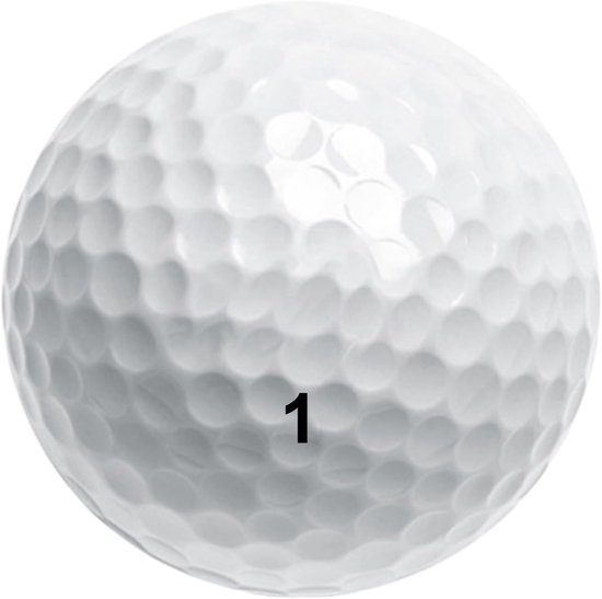 Drielaagse Golfbal - Oefenbal Golf - Golf Training - Verbeterde Spin - 42.7 mm - Veelkleurig