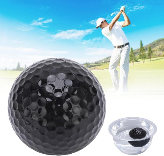 Drijvende Golfbal - Onzinkbare Oefenbal - Water Oefenen - Uniek Tweelaags Ontwerp - 4267 mm Diameter - Zwart