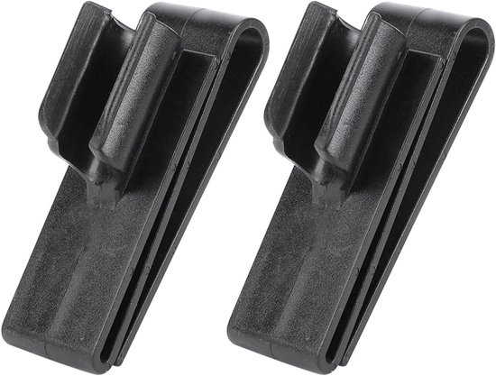 Duurzame Golf Club Bag Clip met Plastic Clamp Houder voor Putter en Golfaccessoires, Zwart