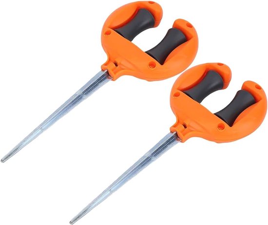 Duurzame Roller Stake Plant Beschermen voor Tuin Gazon 2 STKS, Geschikt voor Gazons Tuinen Achtertuinen Kassen Bloembedden 27x12cm ABS