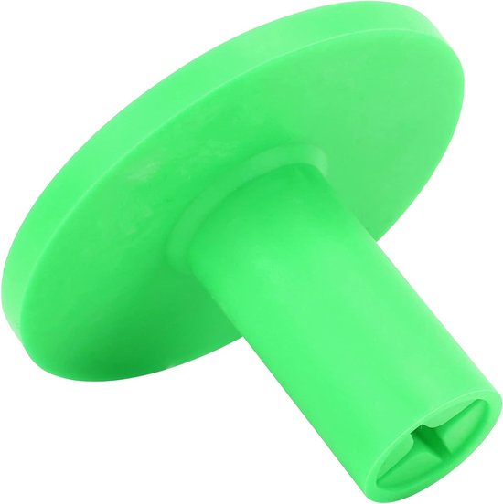 Duurzame rubberen golf tees met stevige basis voor driving range en golfbanen, geel van Merkloos