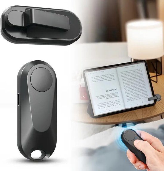 E-Reader Draadloze paginadraaier op afstand - afstandsbediening - accessoires - bladzijde omslaan - remote - Kobo/Kindle/tablets - bladomslag - voor iPad - iPhone - Smartphone - Tablets van Merkloos