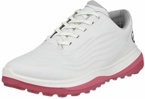 Ecco m GOLF LT1 Dames Golfschoenen Wit Bubblegum 41 EU van Merkloos