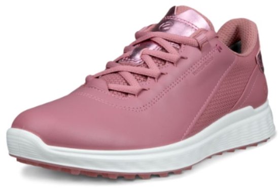 Ecco W Golf S-Casual Blush Old Rose Metallic Dames Golfschoenen van Ecco