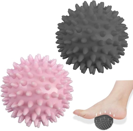 Egelballen, massagebal, voetmassagebal, sport, voor stressvermindering, perfect voor het herstel van de spieren, rug, benen, voeten, handen
