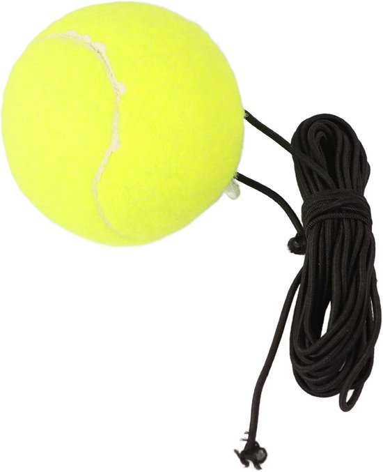 Elastische Tennis Training Bal voor Single Player Oefening - Touw Rebounder Rubber - Trainer Sessies - Alle Leeftijden - Pickleball Ondersteuning - Junioren en Professionals.
