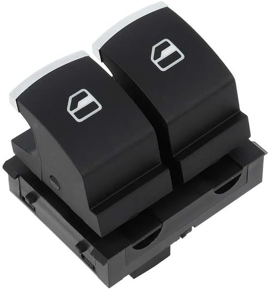 Electric Window Control Switch - Window Mechanism - Geschikt voor 2004-2015 Caddy III Van - Mk5 Golf 5 1K1 - Golf 6 5K1 - Golf Plus 5M1 - 521 Onderdeelnummer 5K3959857 5K3959857A 5K3959857B van Merkloos