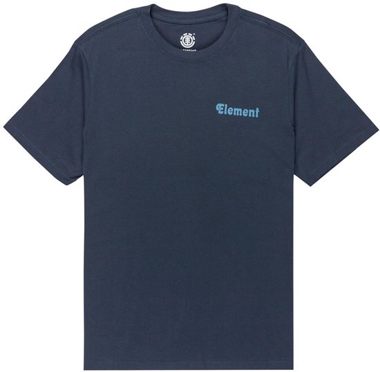 Element Post Nap T-shirt Met Korte Mouwen Blauw S Man