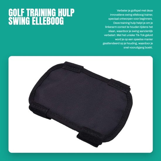 Elleboog Trainer met Tik-Tok Geluid - Golf Training Hulp - Houding Brace voor Beginners - Effectieve Correctie - Ingebouwd Alarm