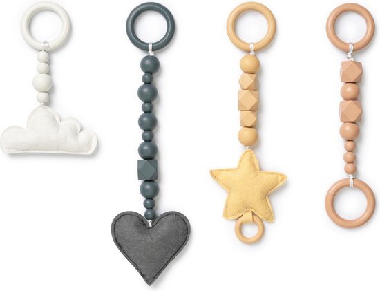 Elodie - House of Elodie - Baby Gym speeltjes - Multi van Elodie