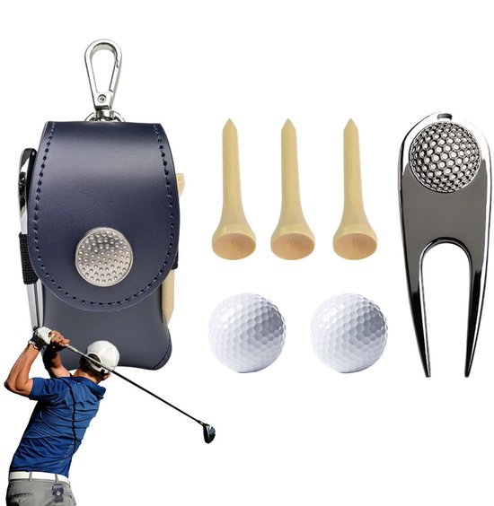 Elzusha - Golfbal Heuptasje - Slijtvaste Opbergtas voor Golfaccessoires