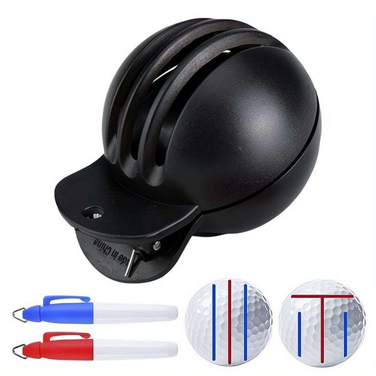 Elzusha - Golfbal Markering Kits met 2 Kleur Stiften