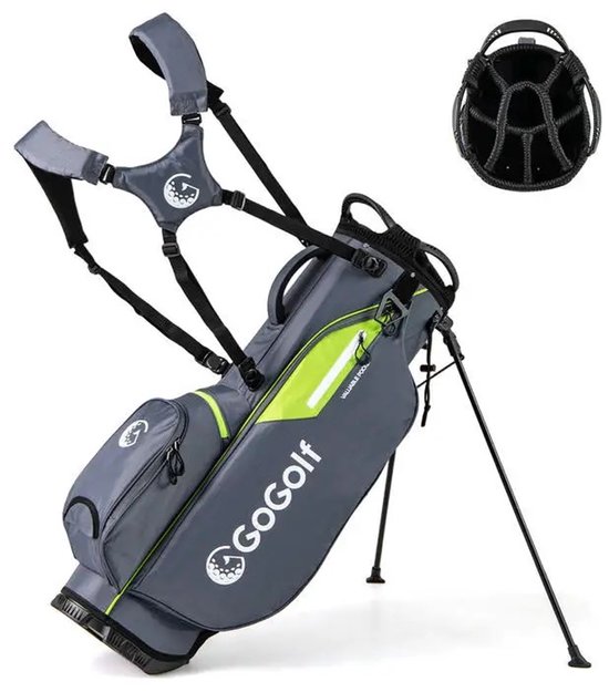 Elzusha - Lichtgewicht Golfstandbag met 8-Delige Bovenverdelers