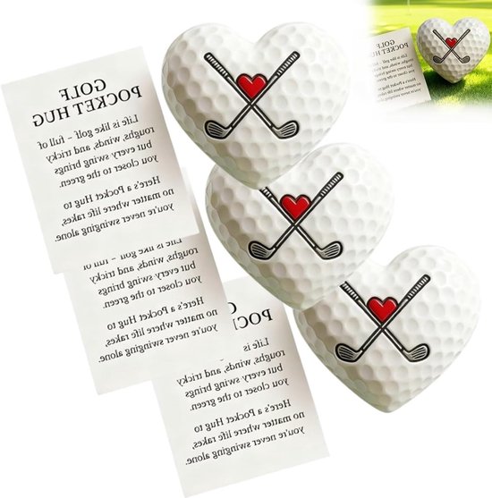 Emotionele Ondersteuning Golfbal Cadeau, Positieve Fun Golfaccessoires voor Golfliefhebbers