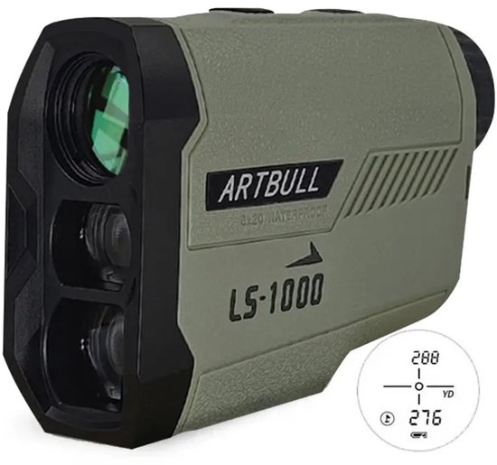 Emvae Golf Rangefinder - Afstandsmeter Golf - Laser Rangefinder Golf - 1000m - 6x Zoom - Golftrainingsmateriaal - Golf Accessoires - Laser Rangefinder