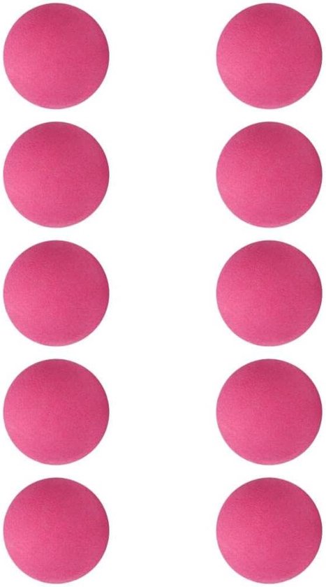 EVA Foam Golfballen - Oefenballen Golf - Golfswing Trainen - Zachte Trainingsballen - 42 mm - Roze