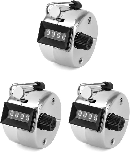 EXCITAT 3 stuks - Balies - Handmatige balies - Metalen balies - Geschikt voor scholen, stadions, golfbanen, restaurants van EXCITAT