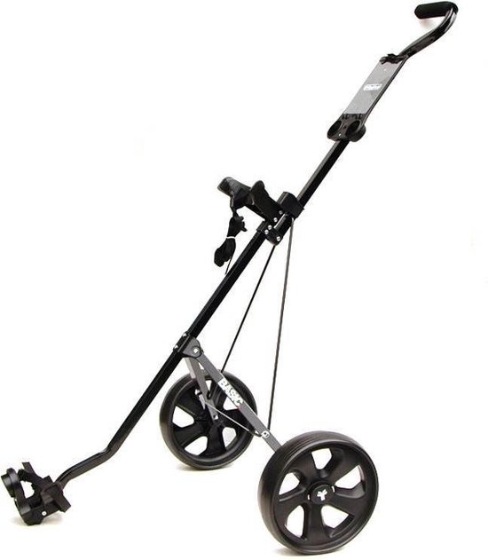 FastFold Basic Aluminium 2-wiels Golftrolley - Zwart van FastFold