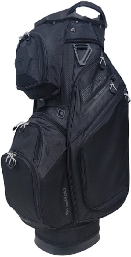 Fastfold Cartbag Star Zwart van Merkloos