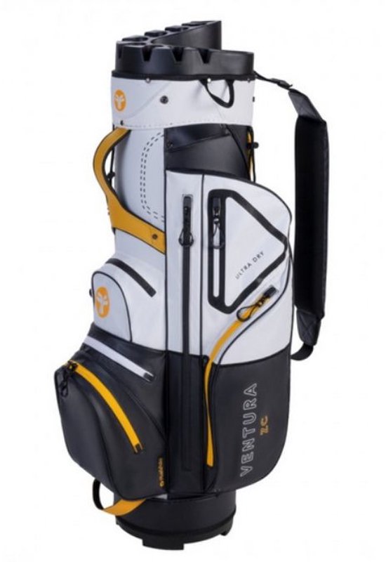 Fastfold Cartbag Ventura Zwart Wit Geel van Merkloos