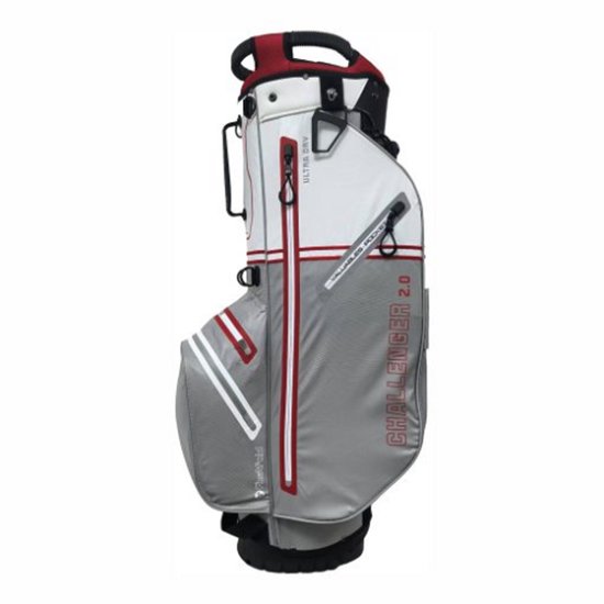 Fastfold Challenger 2.0 Standbag Grijs/Wit/Rood van Merkloos