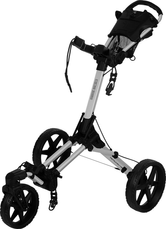 FastFold Dice Golftrolley - Zilver Zwart van FastFold