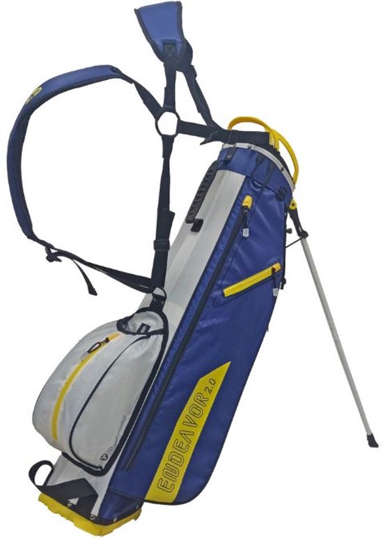 Fastfold Endeavor 2.0 Standbag Navy Wit Geel van FastFold