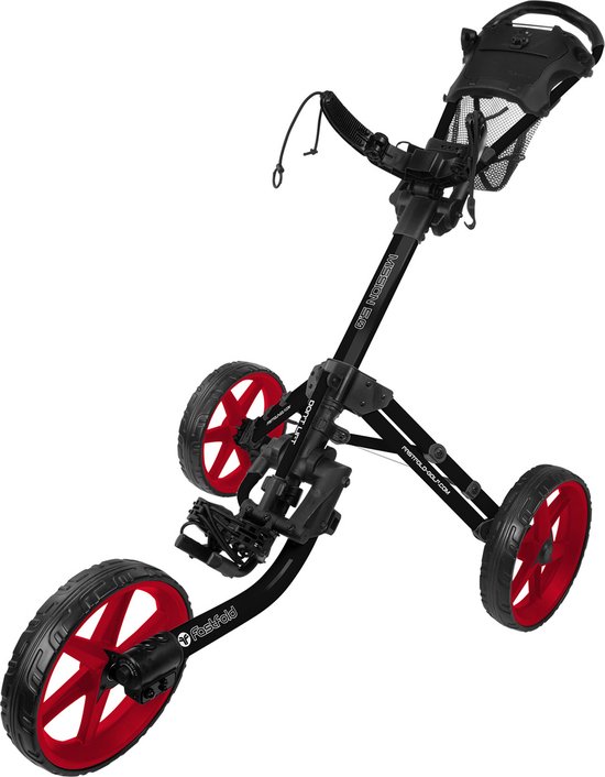 FastFold Mission 5.0 Golftrolley - Zilver Zwart van FastFold