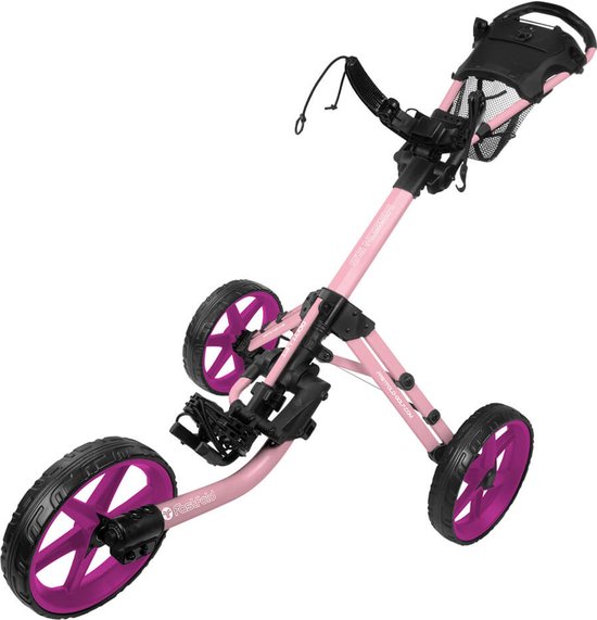 FastFold Mission 5.0 'Special Ladies Edition' Golftrolley - Roze Fuchsia van FastFold