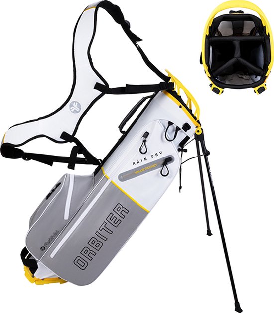 Fastfold Orbiter Rain Dry Standbag Grijs/Wit/Geel 2.0