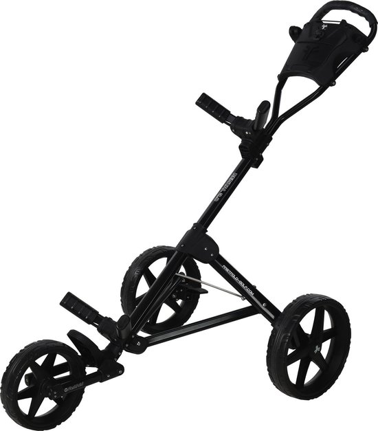 Fastfold Rental Trolley NEW BLACK - 2 & 3 wiel Metaal Volwassenen van FastFold