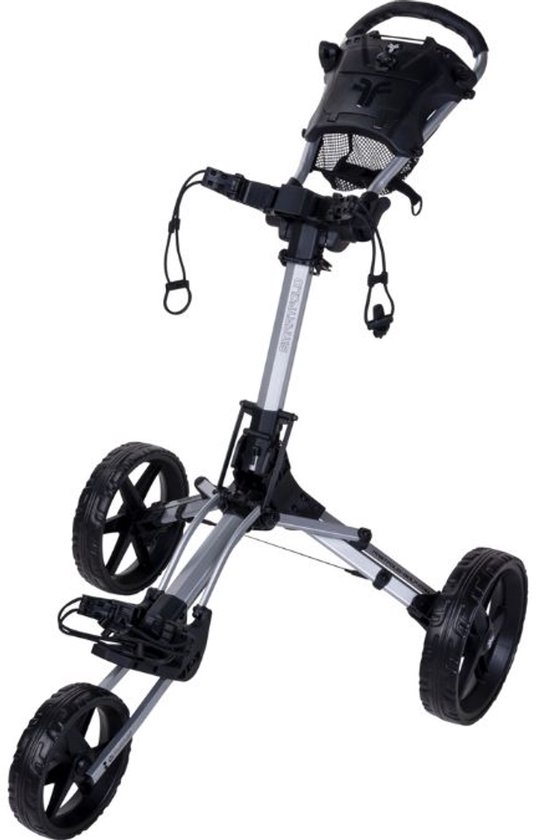 Fastfold Smart Golftrolley Mat Grijs Zwart van Merkloos