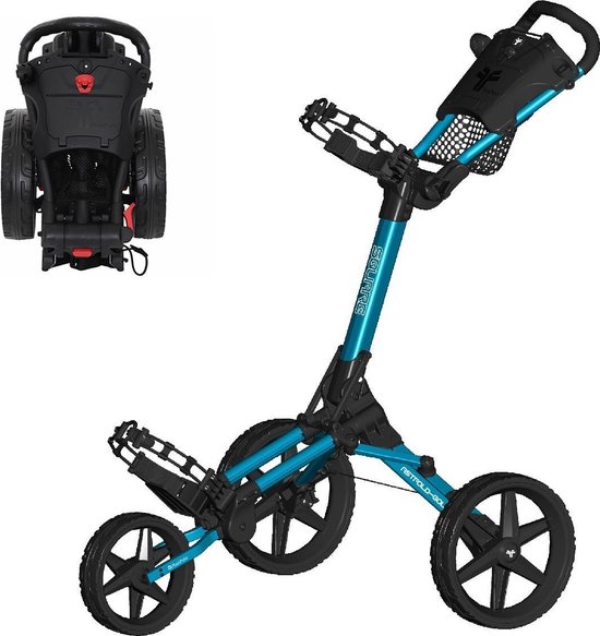 FastFold Square Golftrolley - Aqua Blauw van FastFold