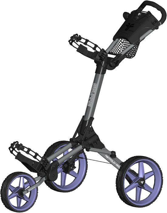 Fastfold Square Golftrolley - Golfkar - Grijs s van FastFold