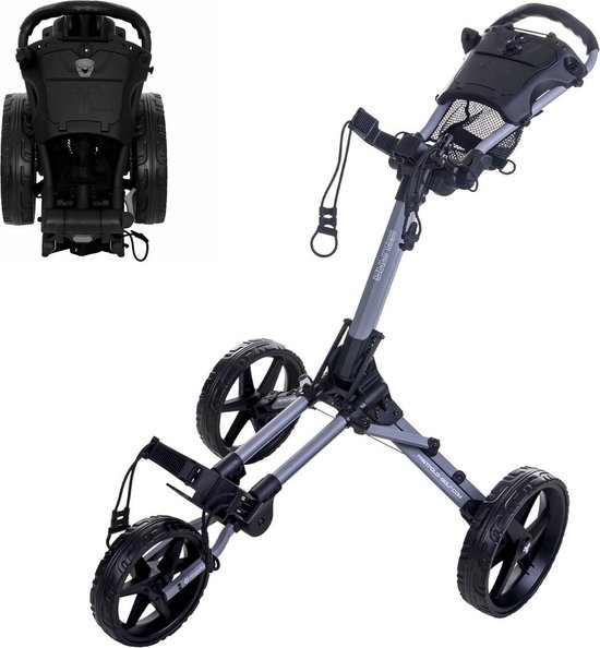 FastFold Square Golftrolley - Zilver/Zwart van FastFold