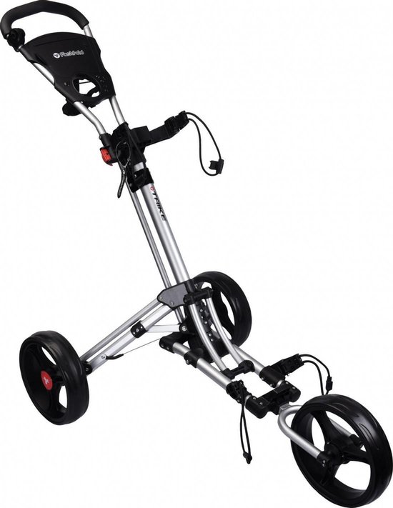 FastFold Trike 2.0 Golftrolley - Zilver Zwart van FastFold