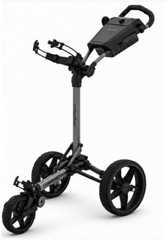 Fastfold Trolley Compact+ Mat Grijs Zwart 3-Wiel
