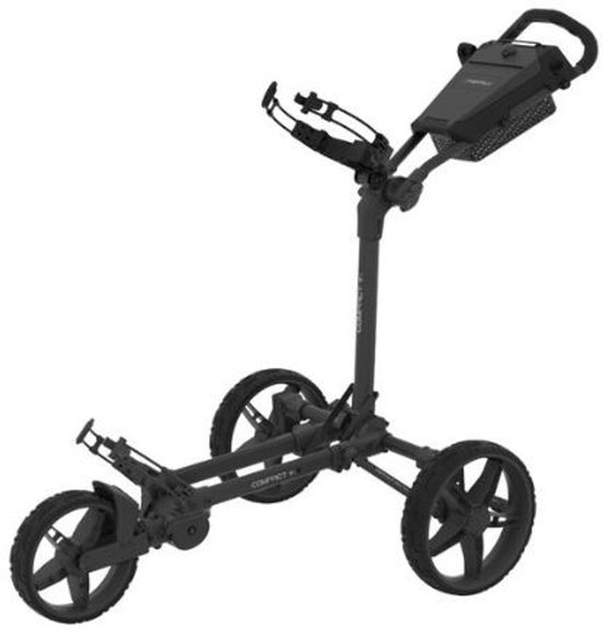Fastfold Trolley Compact+ Mat Zwart 3-Wiel van FastFold