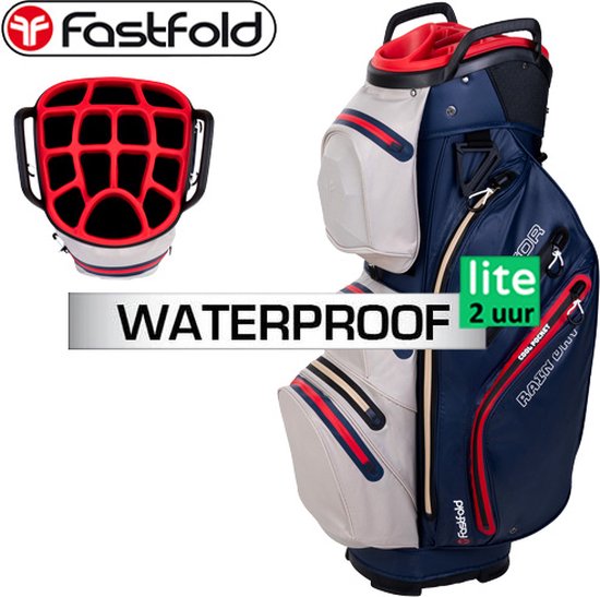 Fastfold Vector Rain Dry Cartbag, navy/grijs/rood