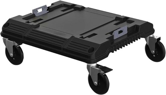 FatMax Pro-Steck Roll-Cart (extreem wendbaar dankzij 360° draaibare wielen met parkeerrem, willekeurig te combineren met andere Pro-Steck + Tstak producten, max. belastbaarheid 100 kg) FMST1-71972