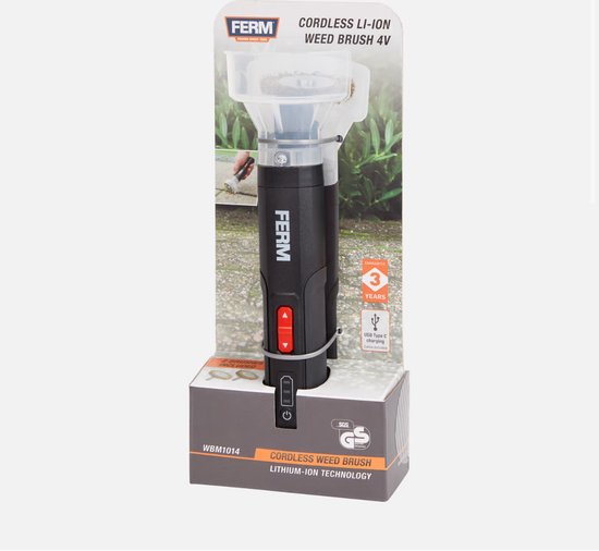 Ferm Draadloze Onkruidborstel van Ferm