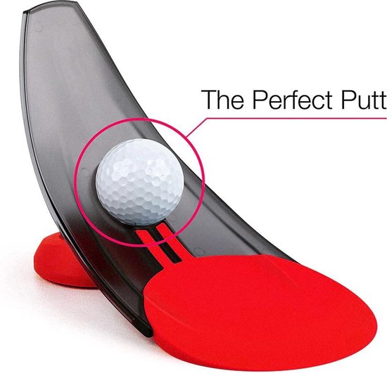 Firsttee Golf Putt trainer rood opvouwbaar voor binnen en buiten. Golfen - Put - Cadeau - Verjaardag van Firsttee