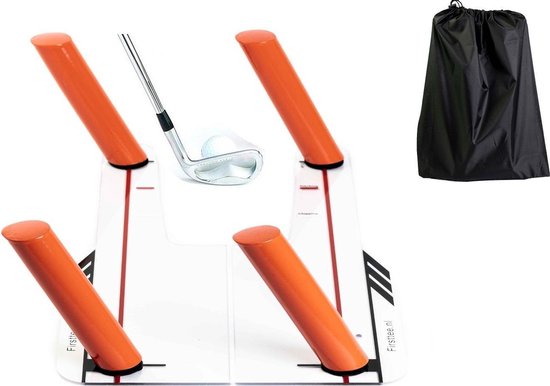 Firsttee Premium Speed Trap - SLA RECHT - HANDICAP verbeteren - BEWEZEN dat het werkt - Swingtrainer - Golfswing - Golf accessoires - Houding - Cadeau - Swing - Golf - Golftrainingsmateriaal - Golfballen - Golf training van Firsttee