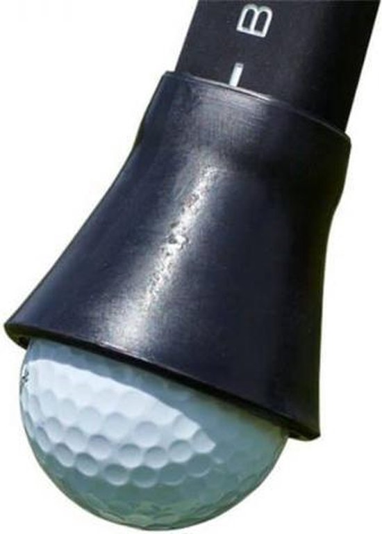 Firsttee Putter - Ballenraper - Met ZUIGNAP - Makkelijk te bevestigen - Niet meer bukken - Voorkom rugklachten - Golf ballenraper - Golf accessoires - Golftrainingsmateriaal - Golfsport - Golf training - Cadeau - Golfbalhengel - Balretriever - Golf
