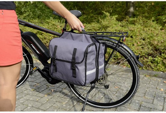 FISCHER FAHRRAD 50322 Fietstas Grijs van Fischer
