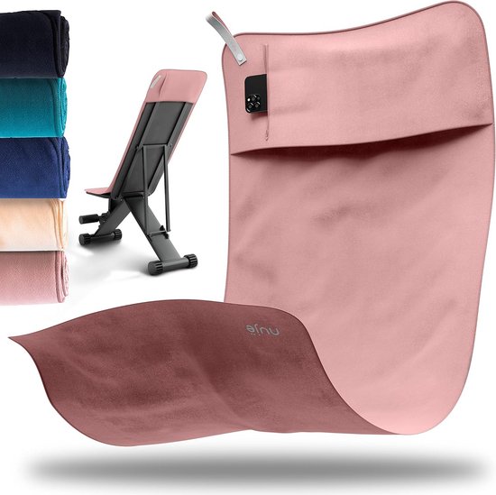 Fitness Towel with Bag, Microfibre Extra Large and with Cover for All Devices, Sports Towel, Gym Towel, Absorbent Compact and Quick-Drying with Gift Box, Gym Towel