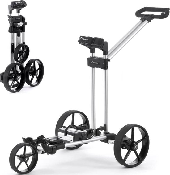 FlatCat Gear-2 Elektrische Golftrolley - Zilver van Merkloos