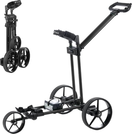 FlatCat Gear-2 Elektrische Golftrolley - Zwart van FlatCat
